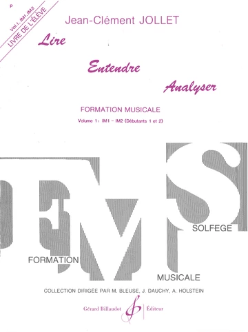 Lire Entendre Analyser. Volume 1 Visuel